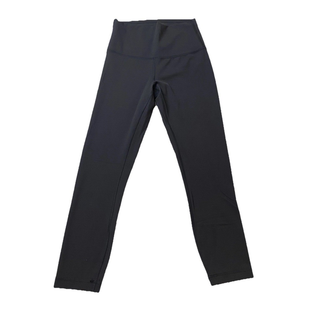 Lululemon Wunder Train High Rise Crop 23" Leggings Black LW6BNFS Women Sz 6